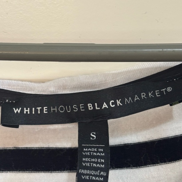White House Black Market Striped Women's Top - Picture 2 of 7